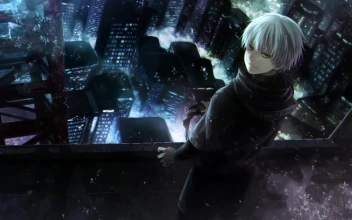 Ken Kaneki On The Rooftop Tokyo Ghoul HD For PC