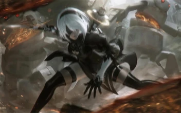 2b Vs Machine Nier Automata HD For PC