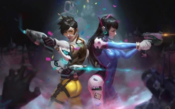 Dva And Tracer Overwatch HD For PC