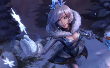 Elementalist Lux Ice Form Snowdown League Of Legends HD For PC