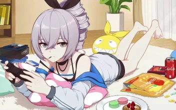 Bronya Zaychik Playing Video Games Honkai Impact 3rd HD For PC