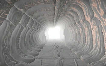 Stock Video 3d animation of the interior of an alien ship PC