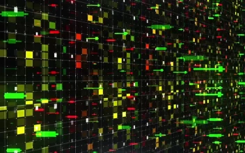 Stock Video 3d animation with stock market concept PC