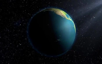 Stock Video 3d rendering of planet earth rotating in space PC