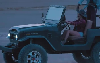Stock Video A Boy And A Girl Enjoying A Road Trip Through for PC