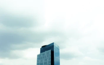 Stock Video A Corporate Building On A Cloudy Day for PC