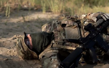 Stock Video A Dead Soldier Laying On The Ground for PC