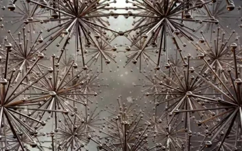 Stock Video Abstract Atoms Floating Around Each Other for PC
