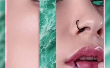 Stock Video Abstract Photograph Of A Woman Crying Ocean Waves for PC
