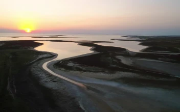 Stock Video Abstract Seashore At Sunset Landscape for PC