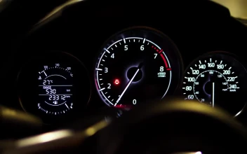 Stock Video Accelerating Car Dashboard for PC