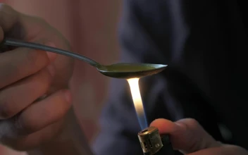 Stock Video Addict Person Preparing Drug for PC