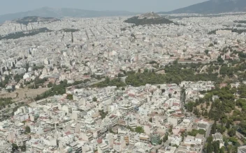 Stock Video Aerial Panoramic View Of Athens Greece for PC