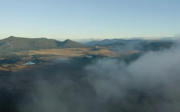 Stock Video Aerial Tour Above A Natural Landscape for PC