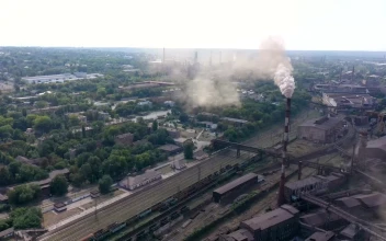 Stock Video Aerial View Of An Industrial Complex for PC