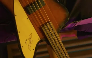 Stock Video Bass Player Playing On Top Of A Live Stage For PC