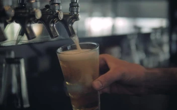 Stock Video Barman Serving Beer For PC