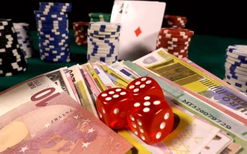 Stock Video Banknotes Dice Cards And Casino Chips For Betting For PC
