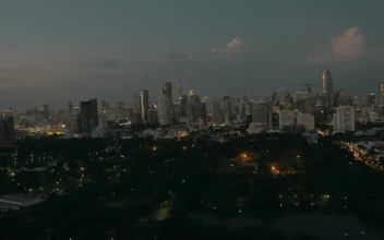 Stock Video Bangkok Skyline At Dusk For PC