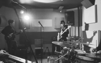 Stock Video Band Playing Music In A Recording Studio For PC
