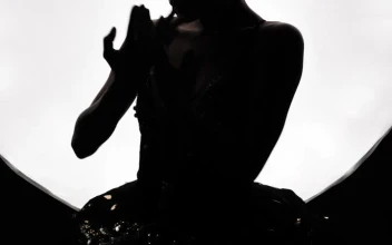 Stock Video Ballerina Silhouette While Dancing For PC