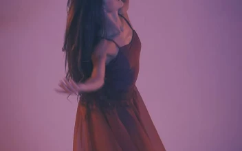 Stock Video Ballerina Doing Dance Twists For PC