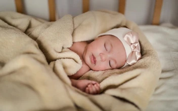 Stock Video Baby Asleep In His Crib For PC