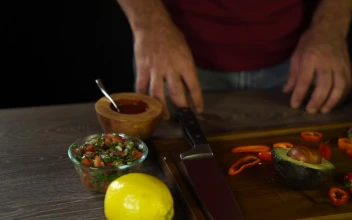 Stock Video Avocado On The Chopping Board For PC
