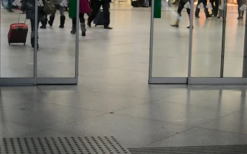 Stock Video Automatic Doors At Madrid Airport For PC
