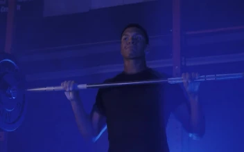Stock Video Athlete Lifting Weights In A Crossfit Gym For PC