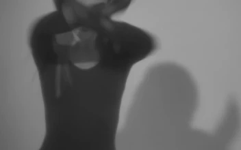 Stock Video Artistic Dance Of A Ballerina In Black And White For PC