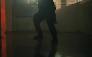 Stock Video Armed Survivor Exploring An Empty Hospital For PC