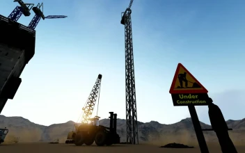 Stock Video Area Under Construction d Animation For PC