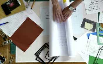 Stock Video Architecture Team Checking The Blueprints For PC