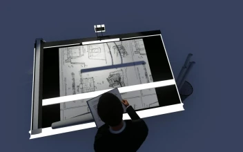 Stock Video Architect Working On A Project d Render For PC