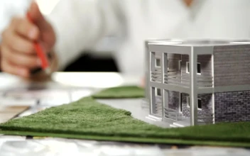 Stock Video Architect Working On A Model For PC