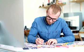 Stock Video Architect Working From Home For PC