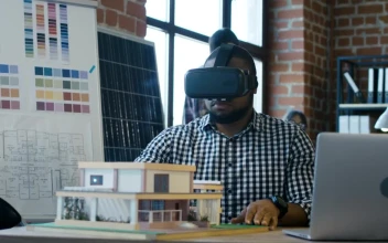 Stock Video Architect Using Your Total Reality In The Office For PC