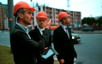 Stock Video Architect Talking To Businessmen For PC