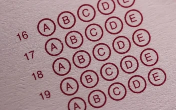 Stock Video Answering An Exam Question For PC