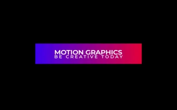 Stock Video Animated Box Title And Subtitle For PC