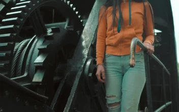 Stock Video An Urban Trendy Woman On A Train Wagon For PC