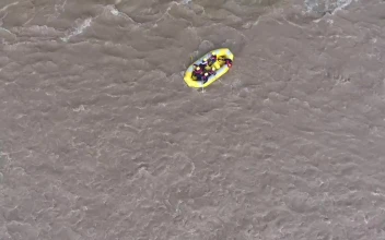 Stock Video An In Inflatable Yellow Boat Sailing In The Rapid Rivers For PC