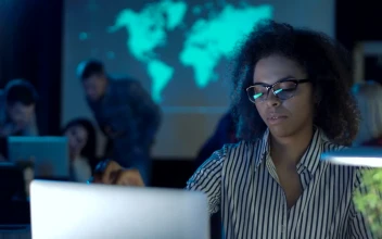 Stock Video An Exhausted Woman Close The Laptop In The Office For PC