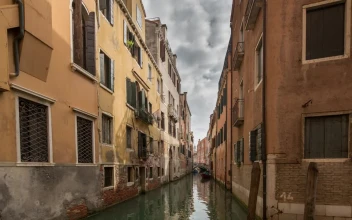 Stock Video An Empty Canal In Venice For PC