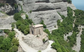 Stock Video An Ancient Temple On A Mountain For PC