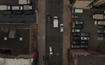 Stock Video An Ambulance In The Streets Tracking Shot For PC