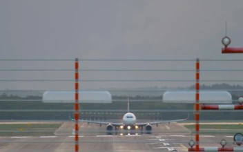 Stock Video An Airplane Takes Off In The Airport For PC