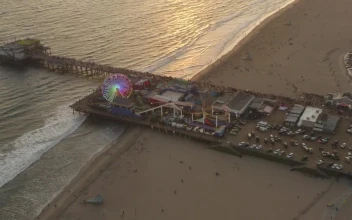 Stock Video Amusement Park On A Pier On The Seashore For PC