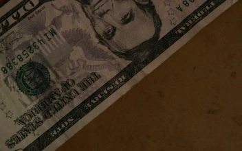 Stock Video American Money Thrown Into The Table For PC
